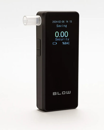 Profesionalus elektrocheminis alkoholio matuoklis BLOW + 10 antgalių