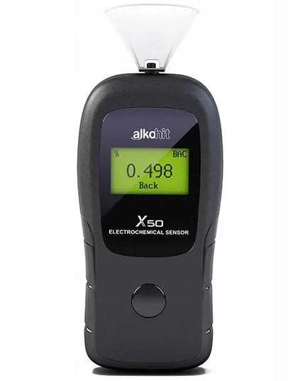 Elektrocheminis alkotesteris Alkohit X50 su 10 kandiklių