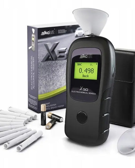Elektrocheminis alkotesteris Alkohit X50 su 10 kandiklių