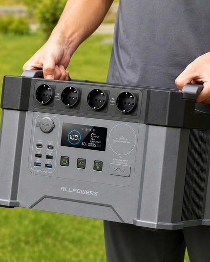 ALLPOWERS S2000 Pro 2400 W nešiojama energijos stotelė, akumuliatorius, atsarginis maitinimas