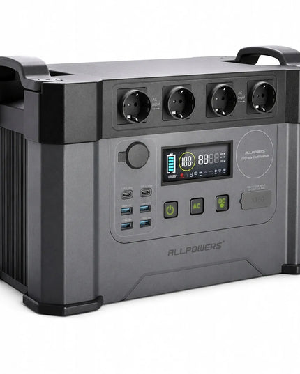 ALLPOWERS S2000 Pro 2400 W nešiojama energijos stotelė, akumuliatorius, atsarginis maitinimas