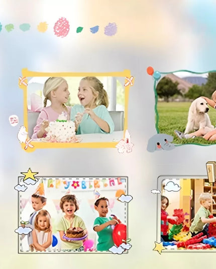 Skaitmeninis fotoaparatas vaikams, 40 MP, žaislinė kamera, žaidimai + 32 GB kortelė