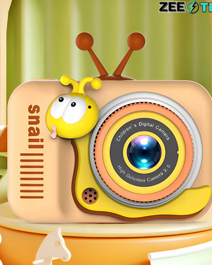 Skaitmeninis fotoaparatas vaikams, 40 MP, žaislinė kamera, žaidimai + 32 GB kortelė