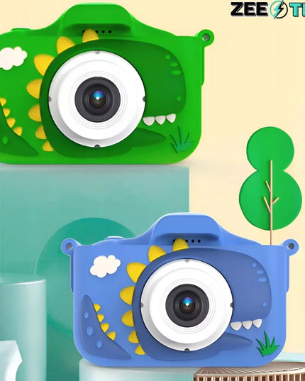 Skaitmeninis fotoaparatas vaikams, 40 MP, žaislinė kamera, žaidimai + 32 GB kortelė