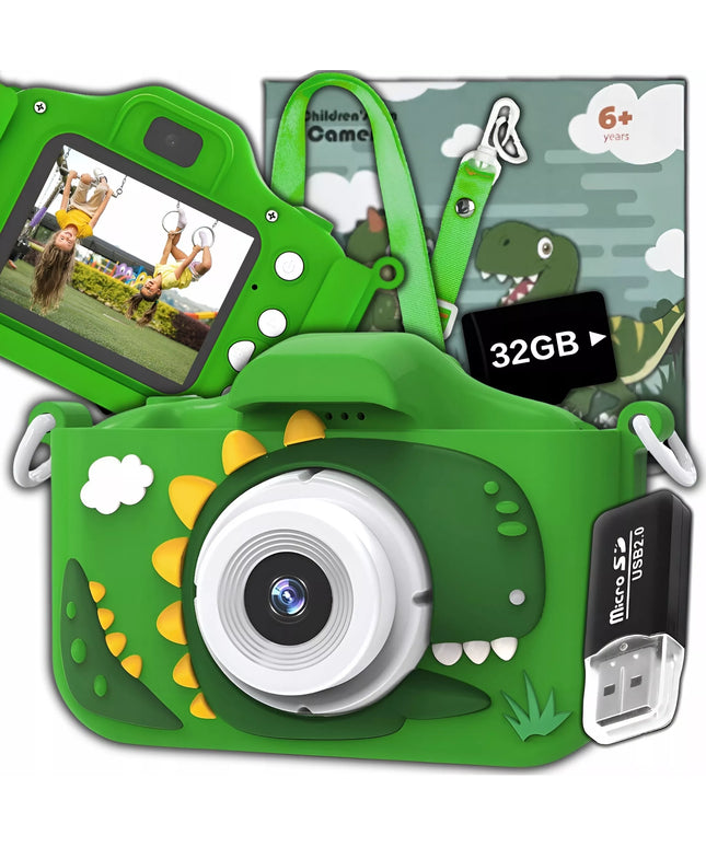 Skaitmeninis fotoaparatas vaikams ZeeTech 40 Mpx su žaidimais ir 32GB kortele