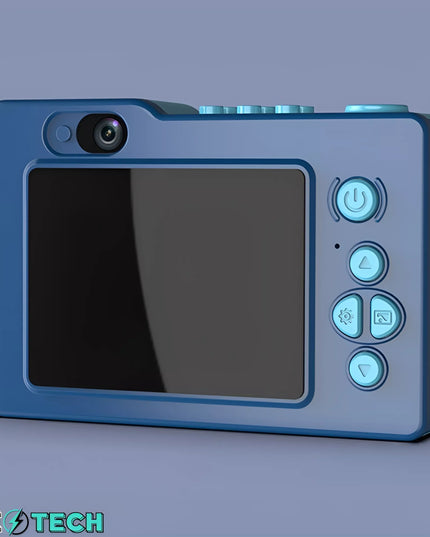 Skaitmeninis fotoaparatas vaikams, 40MP, asmenukių kamera, žaidimai + 32GB kortelė