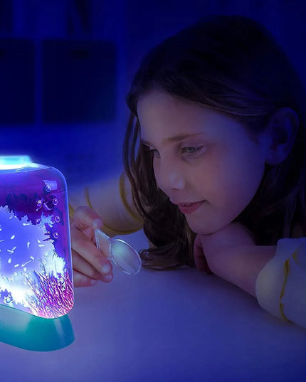 AQUA DRAGONS Povandeninis pasaulis Vandens drakonai su LED lempute edukacinis žaislas