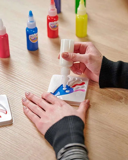 „Aqua Gelz“ didelis kūrybinis rinkinys: 6 spalvų geliai, kristalai ir 3D figūrėlės