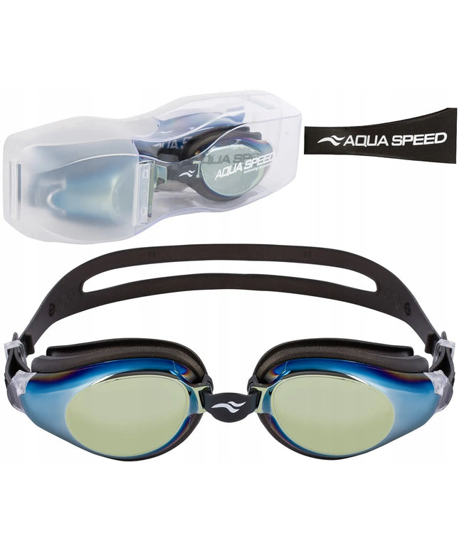 AQUA SPEED plaukimo akiniai suaugusiesiems su Anti-Fog ir UV apsauga