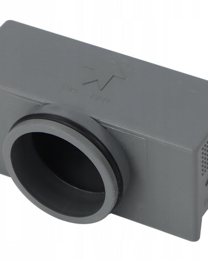 AQUAUNO 2in1 linijinis latakas 90 cm žemas sifonas 52mm juodas