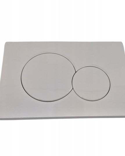 AQUAUNO Mygtukas vandens nuleidimui WC GEBERIT SIGMA matinės baltos spalvos apvalūs mygtukai