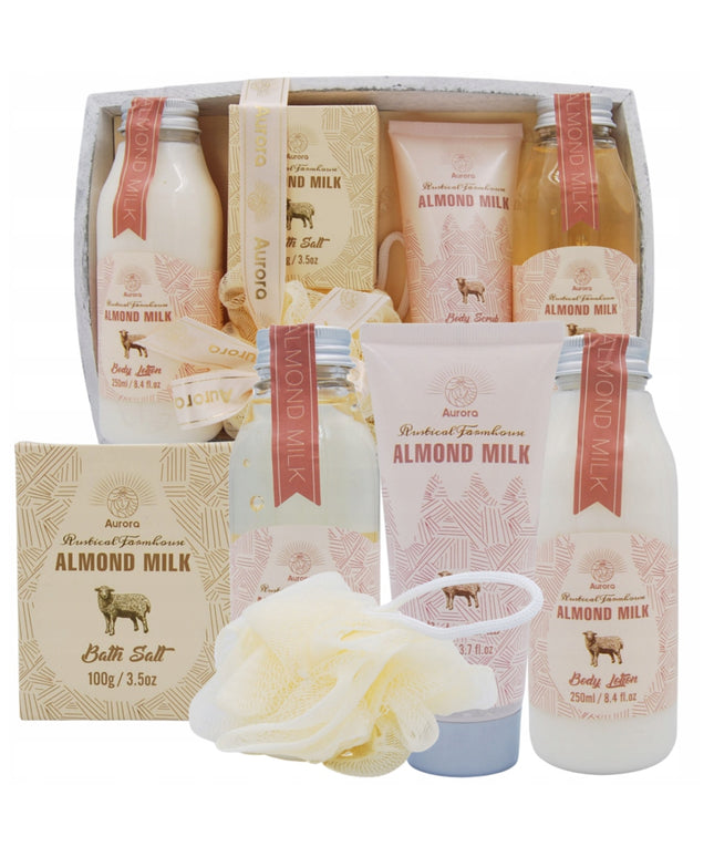 AURORA Dovanų rinkinys Dušo želė Balzamas Šveitiklis Vonios druska