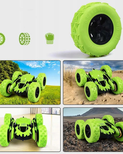 OWL-TECH ATOM MAX 360 akrobatinis nuotoliniu būdu valdomas automobilis su 2,4 GHz pulteliu ir 700 mAh akumuliatoriumi