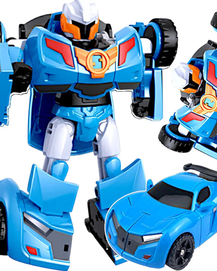 WKS transformuojamas robotas-automobilis 2 viename, figūrėlė, mėlynas