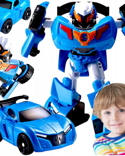 WKS transformuojamas robotas-automobilis 2 viename, figūrėlė, mėlynas