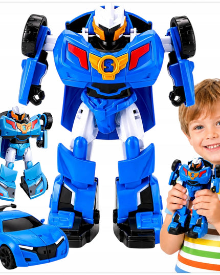 WKS transformuojamas robotas-automobilis 2 viename, figūrėlė, mėlynas
