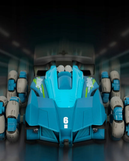Nuotoliniu būdu valdomas RC automobilis „MalPlay Rhino Stunt Drift 4×4“ su gestų valdymu, 360° driftu ir LED šviesomis