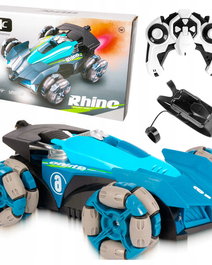Nuotoliniu būdu valdomas RC automobilis „MalPlay Rhino Stunt Drift 4×4“ su gestų valdymu, 360° driftu ir LED šviesomis