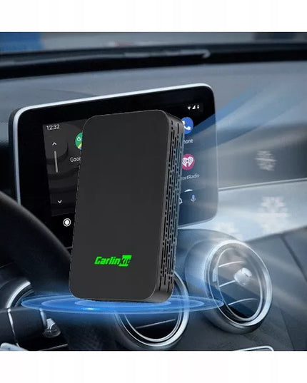 Belaidis „Carlinkit 5.0 (2Air-T)“ adapteris su RGB apšvietimu, skirtas „CarPlay“ ir „Android Auto“