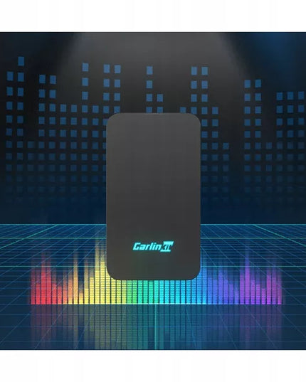 Belaidis „Carlinkit 5.0 (2Air-T)“ adapteris su RGB apšvietimu, skirtas „CarPlay“ ir „Android Auto“