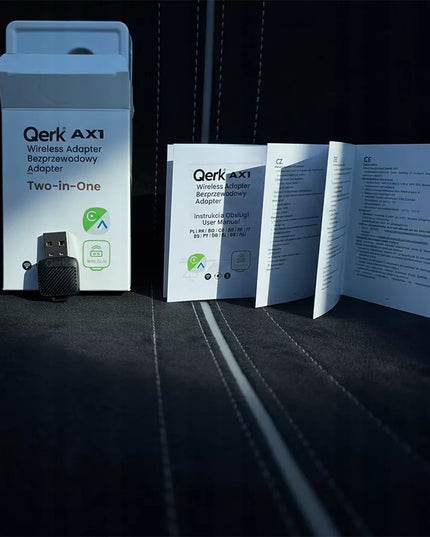 Belaidis „CarPlay“ adapteris 5 GHz Plug&Play iOS/Android Auto „Wi-Fi 6“ USB