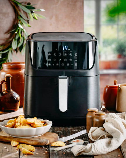 Karšto oro gruzdintuvė Adler AD 6317 5,5L XXL 2500W 12 programų