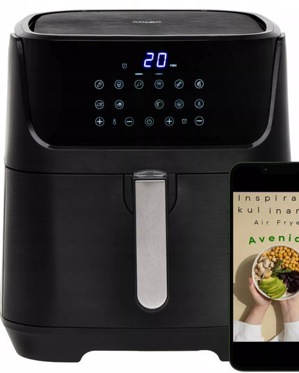 Karšto oro gruzdintuvė Adler AD 6317 5,5L XXL 2500W 12 programų