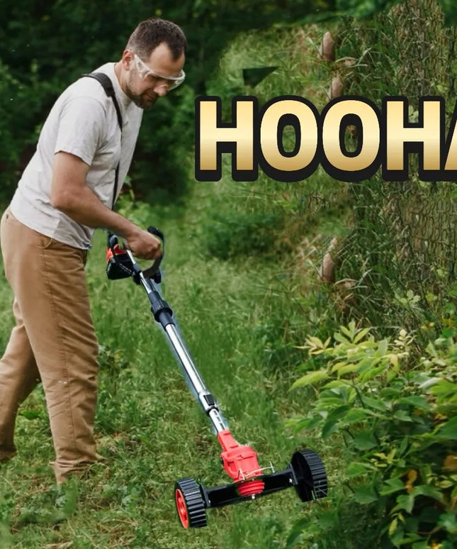 „Hooha“ akumuliatorinė daugiafunkcė žoliapjovė sodui ir vejai
