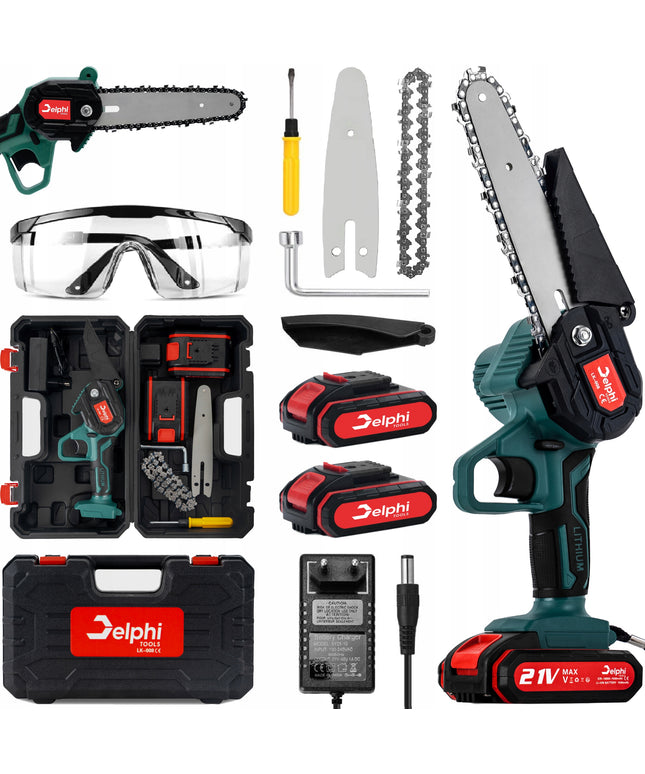 Akumuliatorinis, elektrinis pjūklas Delphi 1000 W