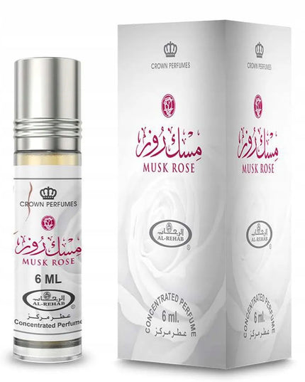 Al-Rehab Musk Rose arabiški kvepalai aliejaus pagrindu, 6 ml