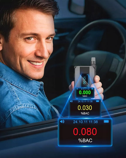 Profesionalus elektrocheminis policijos "AI" alkotesteris be kandiklio, 6 kandikliai