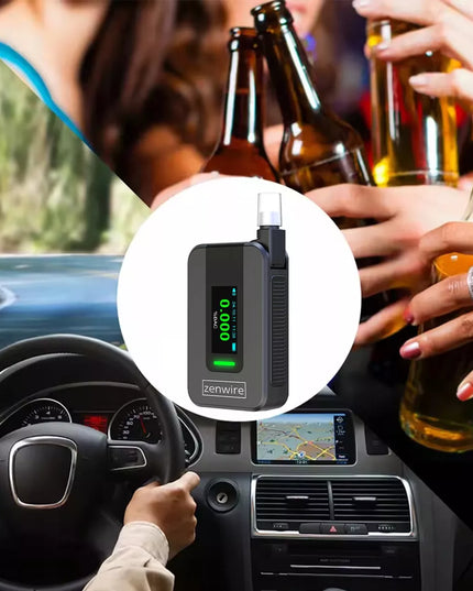 Profesionalus elektrocheminis policijos "AI" alkotesteris be kandiklio, 6 kandikliai