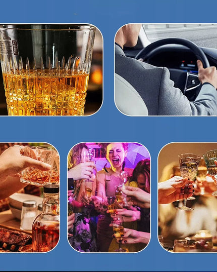 Profesionalus elektrocheminis policijos "AI" alkotesteris be kandiklio, 6 kandikliai