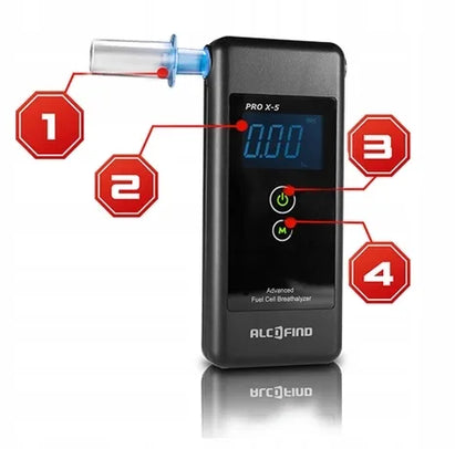 Elektrocheminis alkotesteris AlcoFind PRO X-5