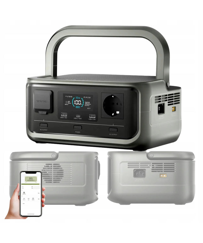 Allpowers Volix P300 nešiojamoji maitinimo stotis, 256 Wh, 300 W, su programėle