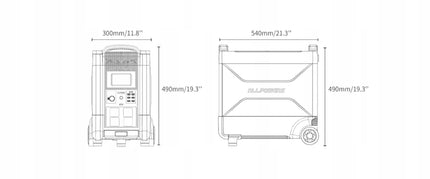 „Allpowers R4000“ maitinimo stotelė, 4000 W, 2880 Wh