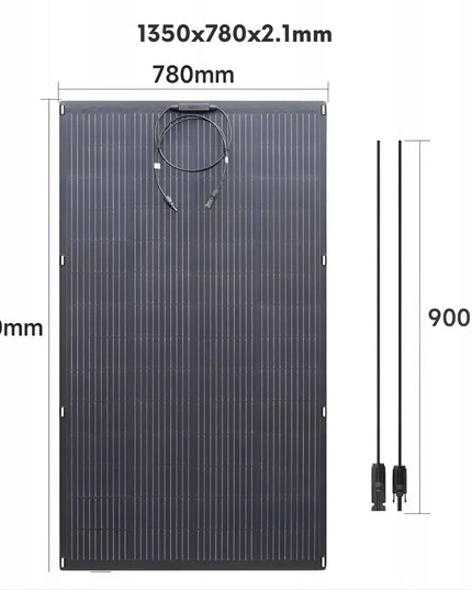 Allpowers SF200 200 W lanksti nešiojamoji saulės baterija