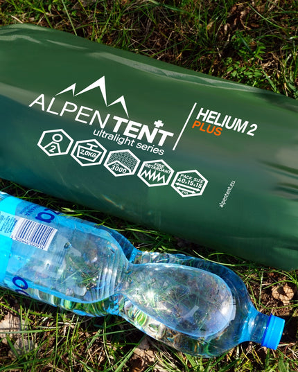 AlpenTent Helium 2 Plus - Ultralengva dviguba palapinė