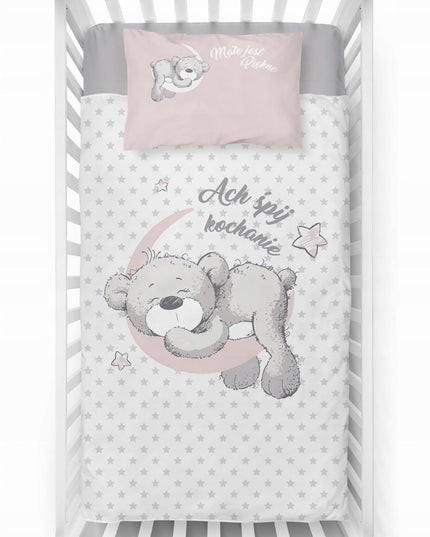 Antialerginis bambuko / medvilnės 100x135 antklodės užvalkalas  + 60x40 pagalvės užvalkalas.