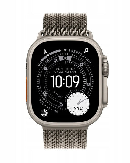 Apple Watch Ultra 3 GPS + Cellular 49 mm, natūralaus titano korpusas