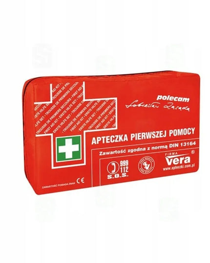 „Vera Classic“ automobilio vaistinėlė DIN 13164, dėkle su užtrauktuku