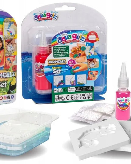 Simba Aqua Gelz kūrybinio želio rinkinys „Tropikai“ su gyvūnų formelėmis 632259