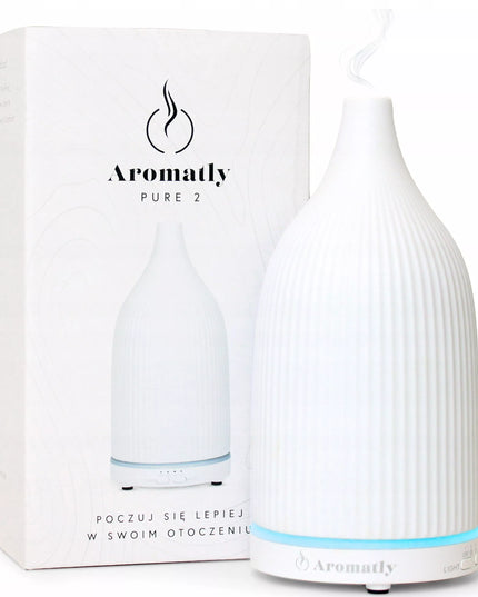 Aromatly Keraminis Kvapų Difuzorius Aromaterapijai Naktinė Lemputė | DOVANA