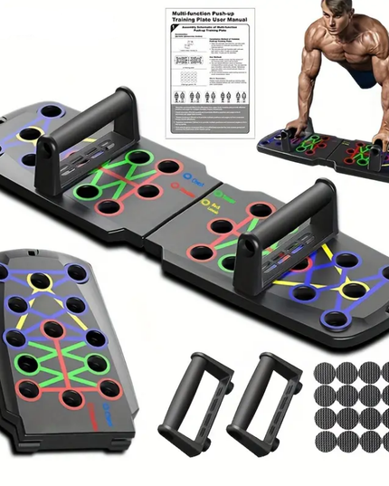 Daugiafunkcinė atsispaudimų lenta, krūtinei, pečiams, tricepsui, nugarai