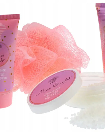AURORA SPA dovanų rinkinys su lotosų žiedų aromatu + kempinė
