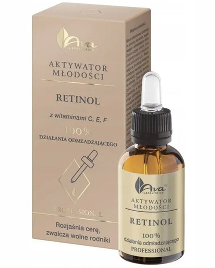 Ava Aktywator Młodości Retinol vitaminas C, E, F veido serumas, 30 ml