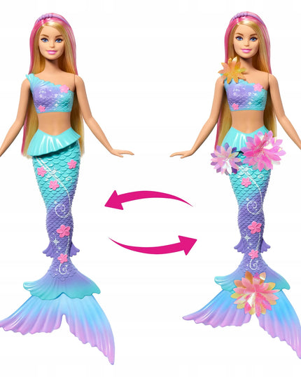 BARBIE DREAMTOPIA undinė su žydinčiomis gėlėmis, blondinė