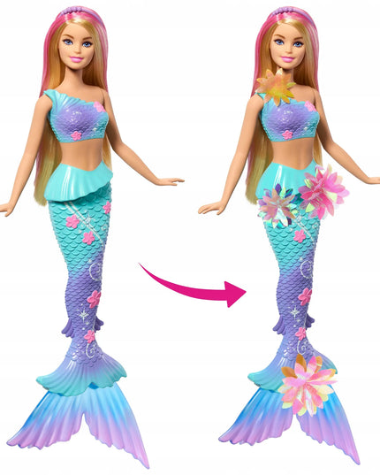 BARBIE DREAMTOPIA undinė su žydinčiomis gėlėmis, blondinė