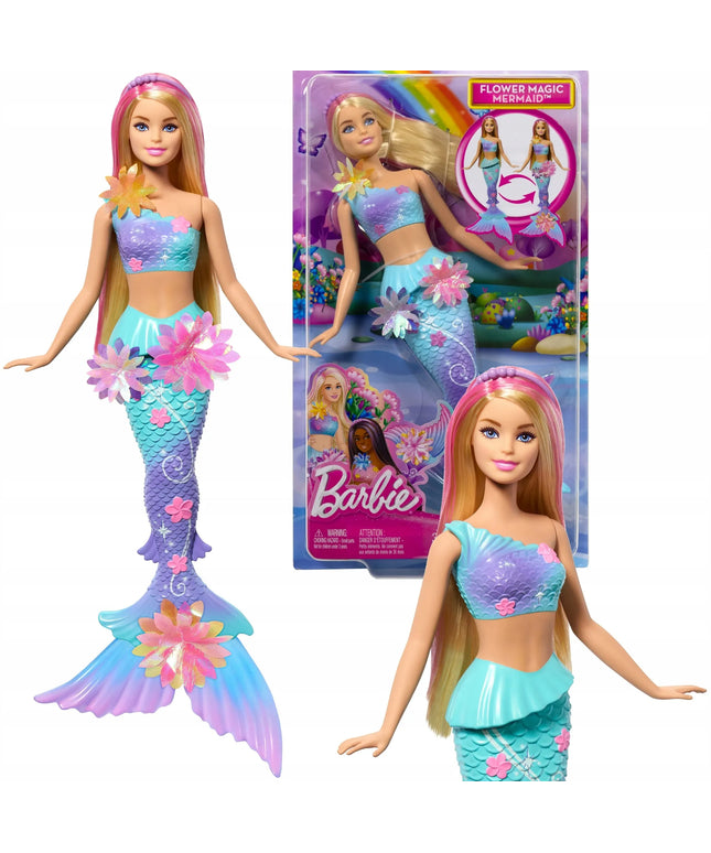 BARBIE DREAMTOPIA undinė su žydinčiomis gėlėmis, blondinė
