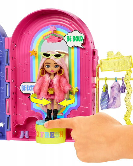 BARBIE su drabužiais „Barbie Extra Minis“ mados butikas